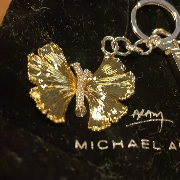 Michael Aram Butterfly Ginkgo Keychain - Picture 2 of 5